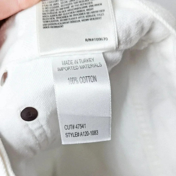 AGOLDE Rumi Short Oyster White 24 - Picture 12 of 12